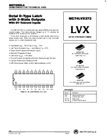 浏览型号MC74LVX373DT的Datasheet PDF文件第1页
