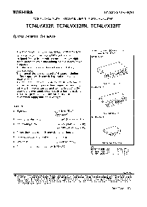 浏览型号TC74LVX32FT的Datasheet PDF文件第1页