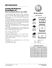 浏览型号MC74LVX4052DTR2的Datasheet PDF文件第1页
