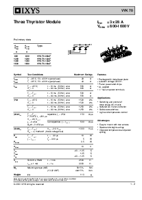 浏览型号VYK70的Datasheet PDF文件第1页