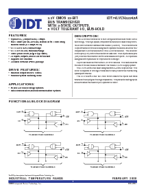 浏览型号IDT74LVCH32245ABF的Datasheet PDF文件第1页