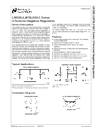 浏览型号LM79L05ACTL的Datasheet PDF文件第1页
