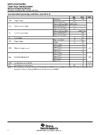 浏览型号SN74LVCHR16245ADL的Datasheet PDF文件第4页