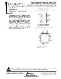 浏览型号SN74LS125ADRE4的Datasheet PDF文件第1页