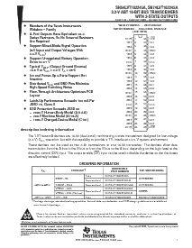 浏览型号SN74LVT162245ADGGR的Datasheet PDF文件第1页