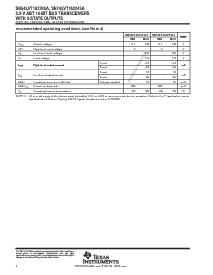 浏览型号SN74LVT162245ADGGR的Datasheet PDF文件第4页