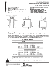 浏览型号SN74LV165ADBR的Datasheet PDF文件第1页