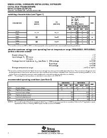 浏览型号SN74ALS245ADWR的Datasheet PDF文件第4页