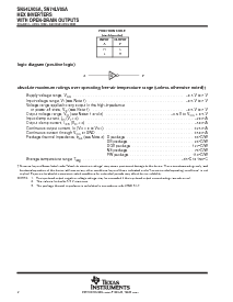 浏览型号SN74LV05ADB的Datasheet PDF文件第2页