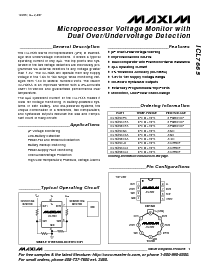 浏览型号ICL7665AESA的Datasheet PDF文件第1页