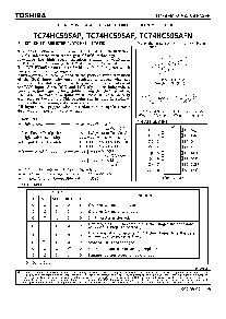 浏览型号TC74HC595AFN的Datasheet PDF文件第1页
