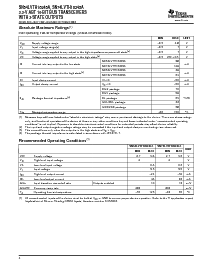浏览型号SN74LVTH16245AGQLR的Datasheet PDF文件第4页