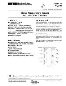 浏览型号TMP75AIDR的Datasheet PDF文件第1页