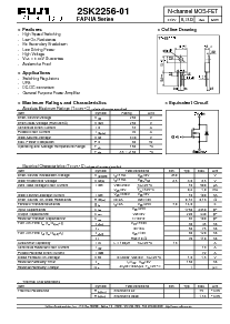 浏览型号2SK2256-01的Datasheet PDF文件第1页