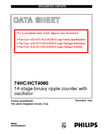 浏览型号74HC4060DB的Datasheet PDF文件第1页