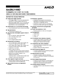 浏览型号Am29LV160DB-90FE的Datasheet PDF文件第2页