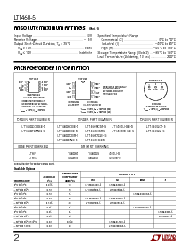 浏览型号LT1460FCMS8-5的Datasheet PDF文件第2页
