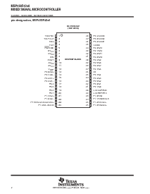 浏览型号MSP430F4260IDL的Datasheet PDF文件第2页