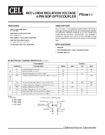 浏览型号PS2861-1的Datasheet PDF文件第1页