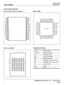 浏览型号IS61LV25616-15LQ的Datasheet PDF文件第2页