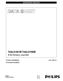浏览型号74ALS161BD的Datasheet PDF文件第1页