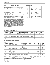 浏览型号CAT1162J-25TE13的Datasheet PDF文件第2页