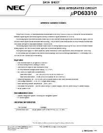 浏览型号UPD63310的Datasheet PDF文件第1页