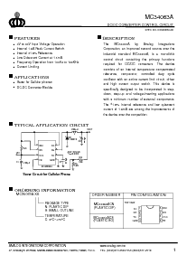 浏览型号MC34063ACN的Datasheet PDF文件第1页
