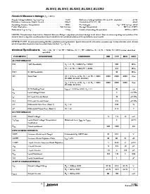 浏览型号EL5263ISZ的Datasheet PDF文件第4页