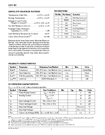 浏览型号CAT1163P-42TE13的Datasheet PDF文件第2页