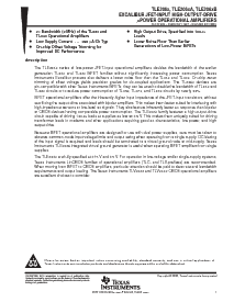 浏览型号TLE2064CD的Datasheet PDF文件第1页