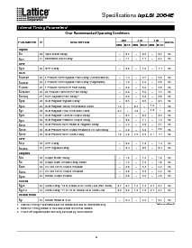 浏览型号ispLSI2064E-100LT100的Datasheet PDF文件第6页