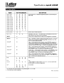 浏览型号ispLSI2064E-100LT100的Datasheet PDF文件第9页