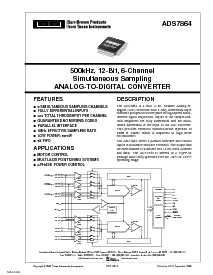 浏览型号ADS7864YB的Datasheet PDF文件第1页