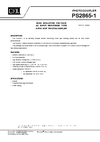 浏览型号PS2865-1的Datasheet PDF文件第1页