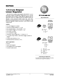 浏览型号NCP565D2T的Datasheet PDF文件第1页