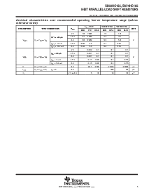 浏览型号SNJ54HC165FK的Datasheet PDF文件第5页