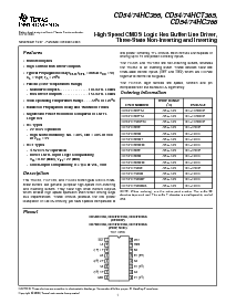 浏览型号CD74HCT365M96的Datasheet PDF文件第1页