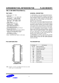 浏览型号K9F8008W0M-的Datasheet PDF文件第2页