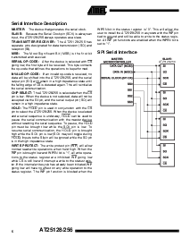 浏览型号AT25256W-10SC的Datasheet PDF文件第6页