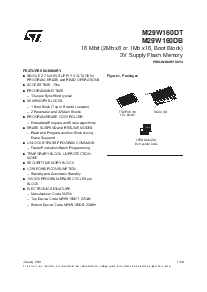 浏览型号M29W160DT90N1T的Datasheet PDF文件第1页