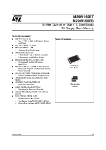 浏览型号M29W160EB的Datasheet PDF文件第1页