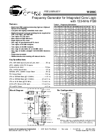 浏览型号W209CH的Datasheet PDF文件第1页