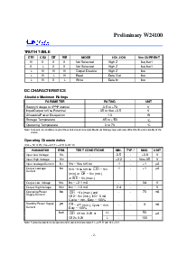 浏览型号W24100-70LL的Datasheet PDF文件第2页