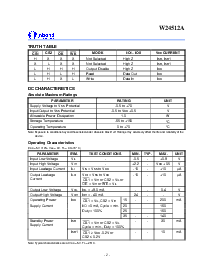 浏览型号W24512AK-15的Datasheet PDF文件第2页