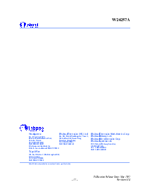 浏览型号W24257AK-15的Datasheet PDF文件第11页
