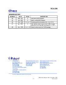 浏览型号W24258Q-70LE的Datasheet PDF文件第11页