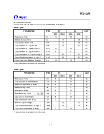 浏览型号W24258Q-70LE的Datasheet PDF文件第4页