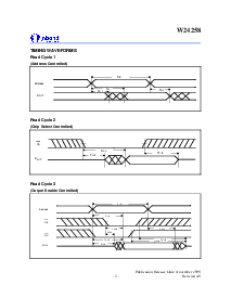 浏览型号W24258S-70LE的Datasheet PDF文件第5页