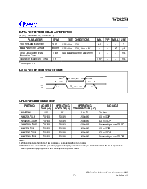 浏览型号W24258S-70LE的Datasheet PDF文件第7页